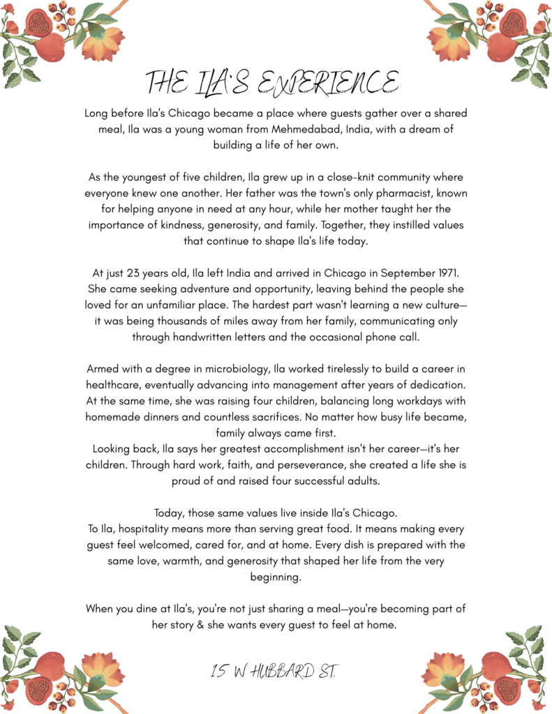 The Ila's Experience Story